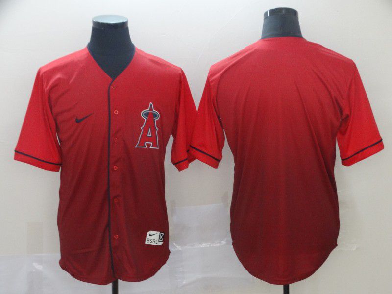 Men Los Angeles Angels Blank Red Nike Fade MLB Jersey->chicago white sox->MLB Jersey